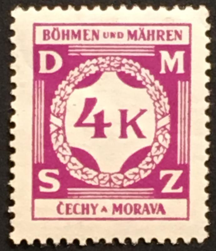Czechoslovakia-Bohemia & Moravia O11 MH VF; SCV $0.80