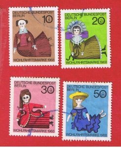 Germany #9NB57-9NB60   VF used   Occupation Stamps  Free S/H