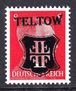 GERMANY 511 SCARCE TELTOW SHIELD OVERPRINT OG NH U/M XF BEAUTIFUL GUM