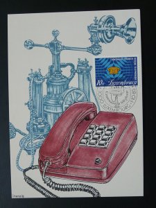 centenary of telephone maximum card Luxembourg 1985 (50% discount possible)