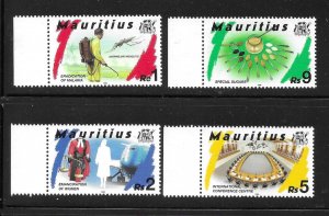 Mauritius 1999 Achievements in the 20th century Sc 890-893 MNH A3470