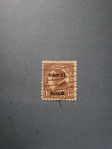 Stamps Canal Zone Scott #72 used