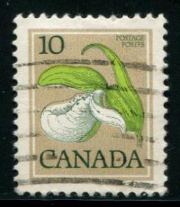 786 Canada 10c Floral Defin, used