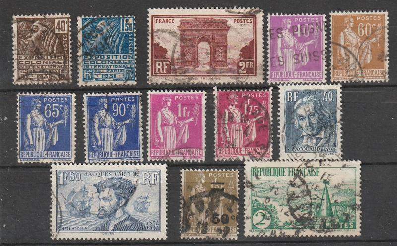 #259,261,263,265,269,271,276,278,283,295,297-99 France Used