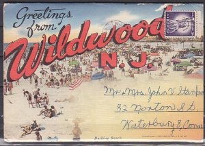 United States. Wildwood, NJ, Postal Card Folder. ^