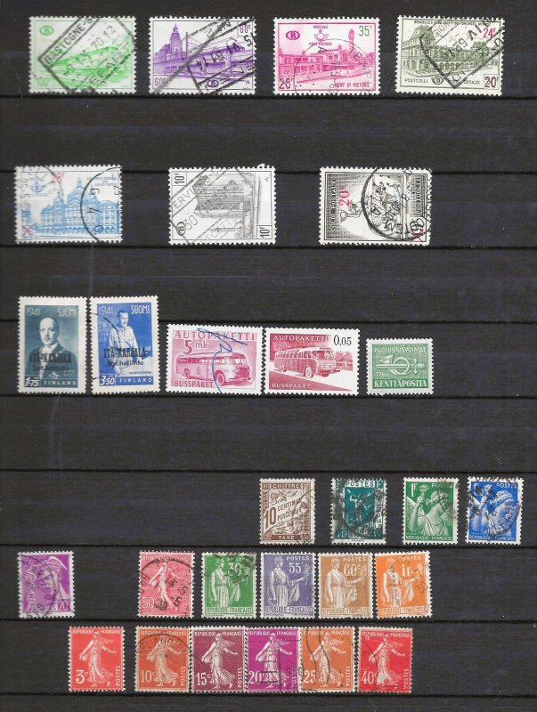 France 28ea on Stock Sheet - Many older