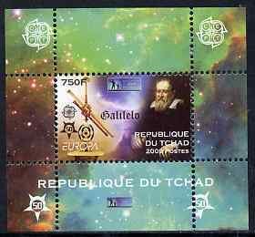 CHAD - 2009 - Year of Astronomy, Galileo - Perf De Luxe Sheet-MNH-Private Issue