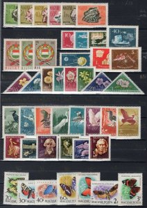 Hungary 1955-73 Collection of Sets + Souvenir Sheets MNH ECV$240