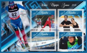 Stamps. Olympic Games 2017 1+1 sheets perforated  MNH** Namibia