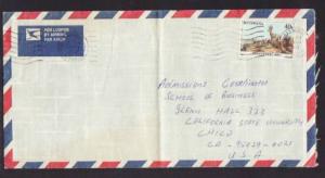Botswana to Chico CA 1987 Airmail  # 10 Cover 