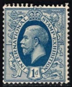 1912 Great Britain Poster Stamp King George V International Stamp Exhibition