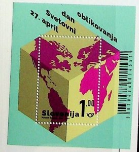 SLOVENIA Sc 1272 NH SOUVENIR SHEET OF 2018 - DESIGN DAY