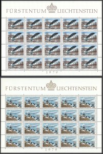 Liechtenstein Sc# 663-664 MNH Pane/20 1979 Europa