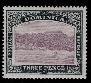 DOMINICA EDVII SG31, 3d dull purple & grey-black, M MINT. Cat £13.