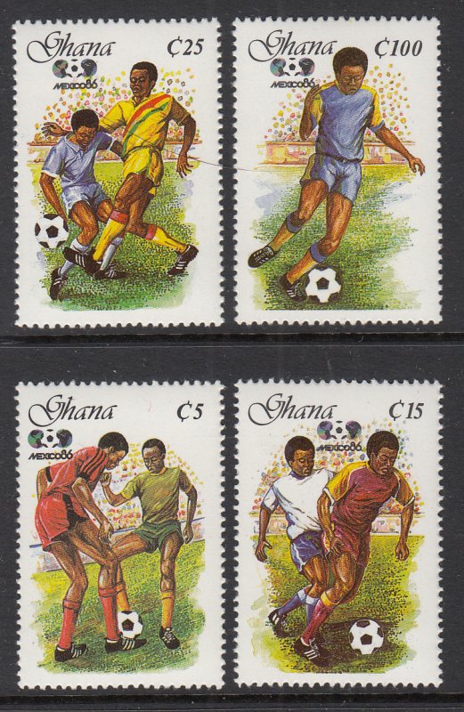 Ghana 1011-1014 Soccer MNH VF