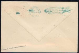 Brazil 1930 Graf Zeppelin Si59E Pan America Flight Cover 90746