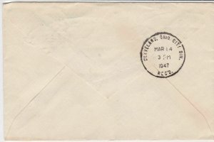 united states 1947 special delivery  stamps cover ref 20000