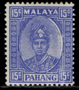 MALAYSIA - Pahang GV SG39, 15c ultramarine, M MINT. Cat £45.
