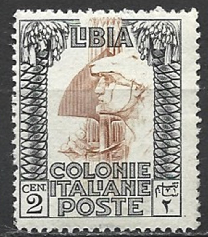 COLLECTION LOT 19938 LIBYA #48 MH 1924