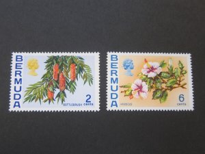 Bermuda 1975 Sc 256a,260a set MNH