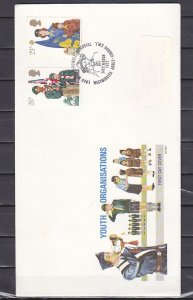 Great Britain, Scott cat. 985-986. Scout values. First Day Cover. ^