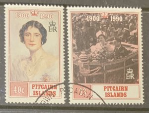 PITCAIRN ISLANDS 1990 QUEEN MOTHER SET FINE USED