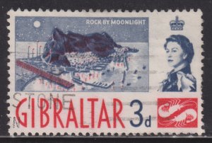 Gibraltar 151 The Rock By Moonlight 1960