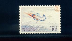 Ryukyu Islands Scott C24 Display Mihon Mint Stamp with Bush Cert ***RARE*** (2)