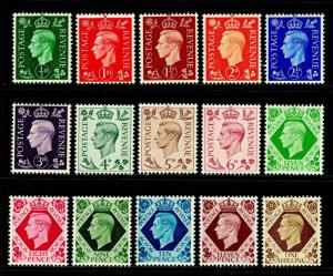 SG462-475, COMPLETE SET, NH MINT. Cat £45.