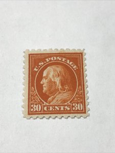 US 439 Franklin 30C Genuine Unused Graded By PSAG Light Single Line Watermark