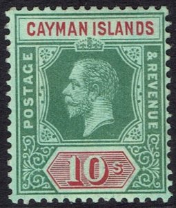 CAYMAN ISLANDS 1912 KGV 10/-