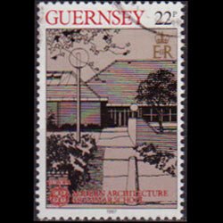 GUERNSEY 1987 - Scott# 350 Europa-School 22p Used