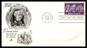 US 959 Progress For Women Artcraft U/A FDC