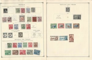 Trinidad & Turks Stamp Collection on 40 Scott International Pages to 1986, JFZ