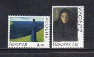 Faroe island  Scott # 302-03.  Europa  MNH