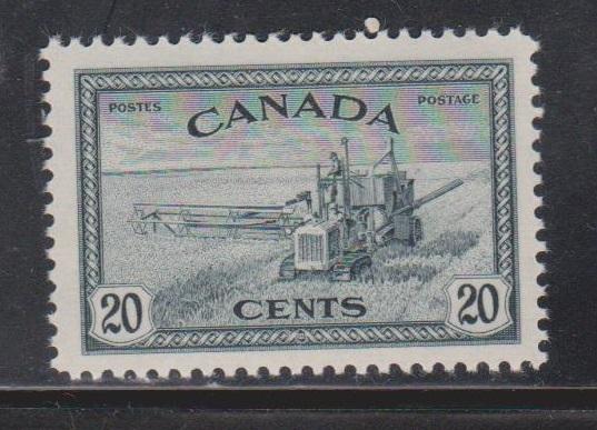 CANADA Scott # 271 Mint Never Hinged Combine Harvesting Wheat