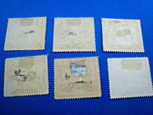 CYPRUS -  SCOTT #125-130  -  UNUSED/USED     (wwc12)