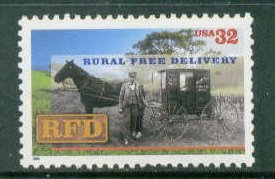 3090 32c Rural Free Delivery Fine MNH