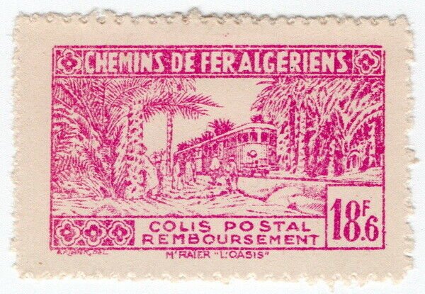 (I.B) France Colonial Railway : Algeria Chemins de Fer 18.6F