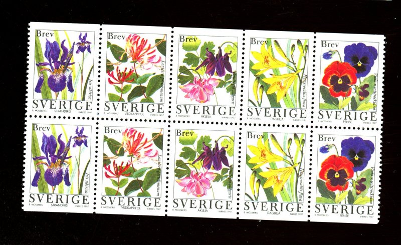 SWEDEN #2227-31 MINT VF NH Cat $15