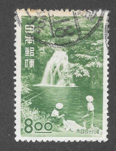 Japan Scott 529 UHR - 1951 Senju Waterfall Issue - SCV $2.50