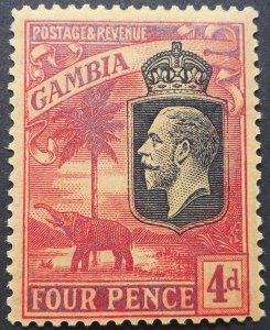 Gambia 1927 GV Four Pence SG 129 mint