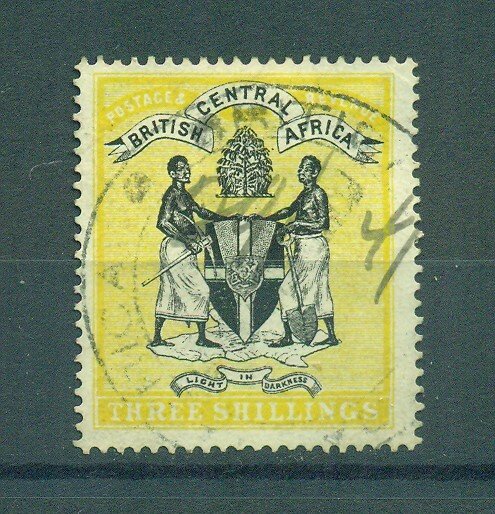 British Central Africa sc# 27 used cat value $65.00