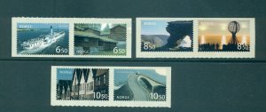 Norway - Sc# 1477a-81a. 2006 Tourism. MNH Pairs. $15.00.