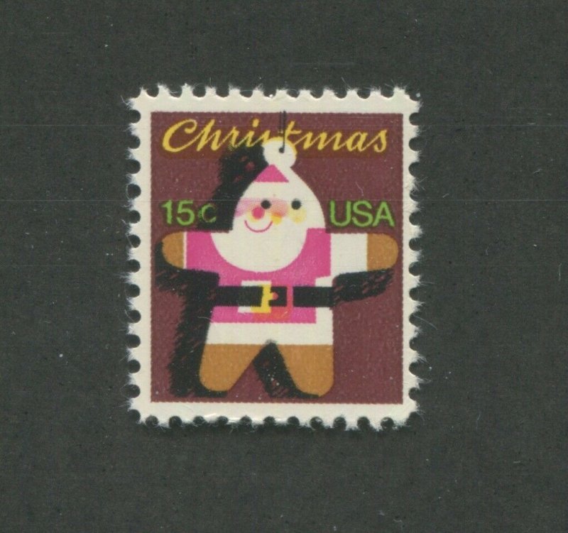 United States Postage Stamp #1800 MNH Color Shift Error (Picasso Santa)