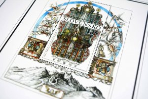 COLOR PRINTED SLOVAKIA 1939-2010 + 2011-2020 STAMP ALBUM PAGES (136 ill. pages)