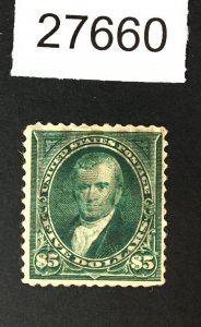 MOMEN: US STAMPS # 263 NO WMK USED $2,500 LOT #27660