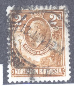 Northern Rhodesia, Scott #4, Used