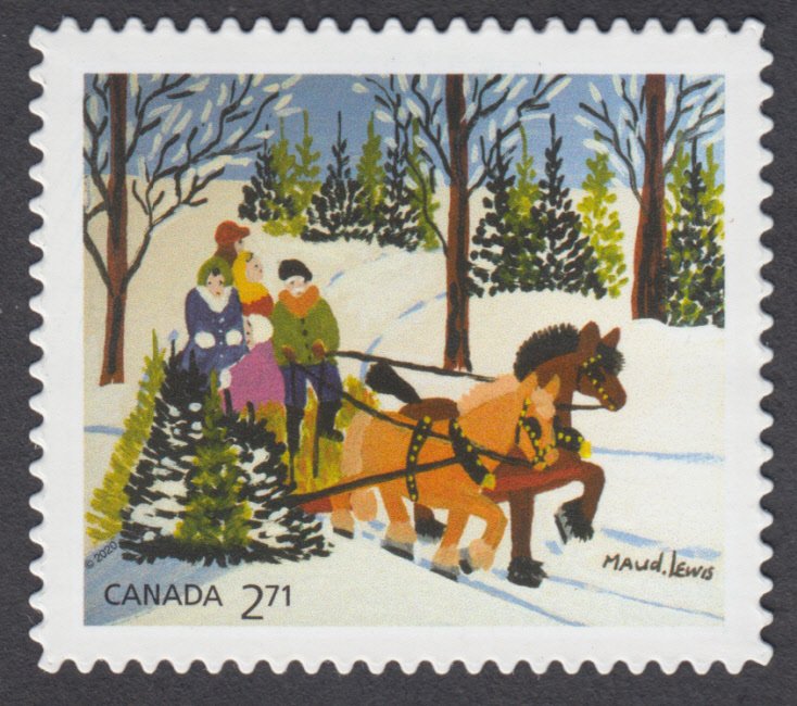 Canada - *NEW* Christmas 2020, Maud Lewis, Die Cut  From Quarterly Pack - MNH