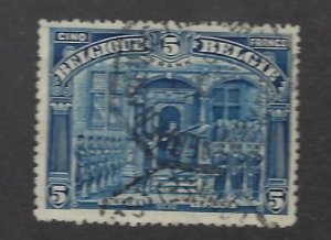 Belgium SC#121 Used F-VF SCV$55.00...Great Spot(s)!